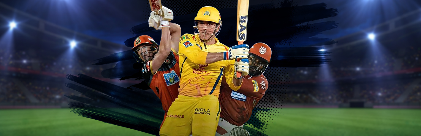 Image Showing IPL Team Batsman Lifting Their Bats - BTC365